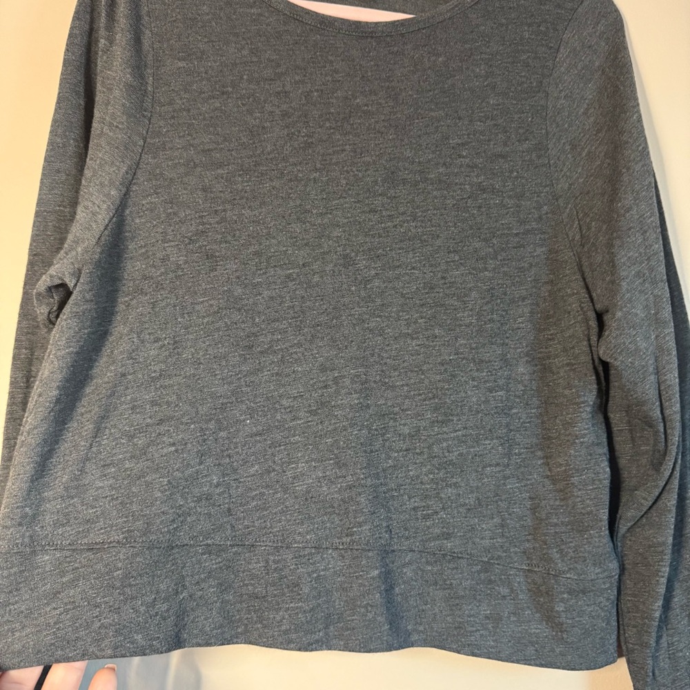 MADEWELL Highpoint Dolman-Sleeve Tee Top Charcoal Gray SZ/MED - Picture 4 of 8